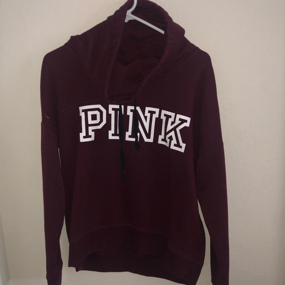 PINK collared pullover